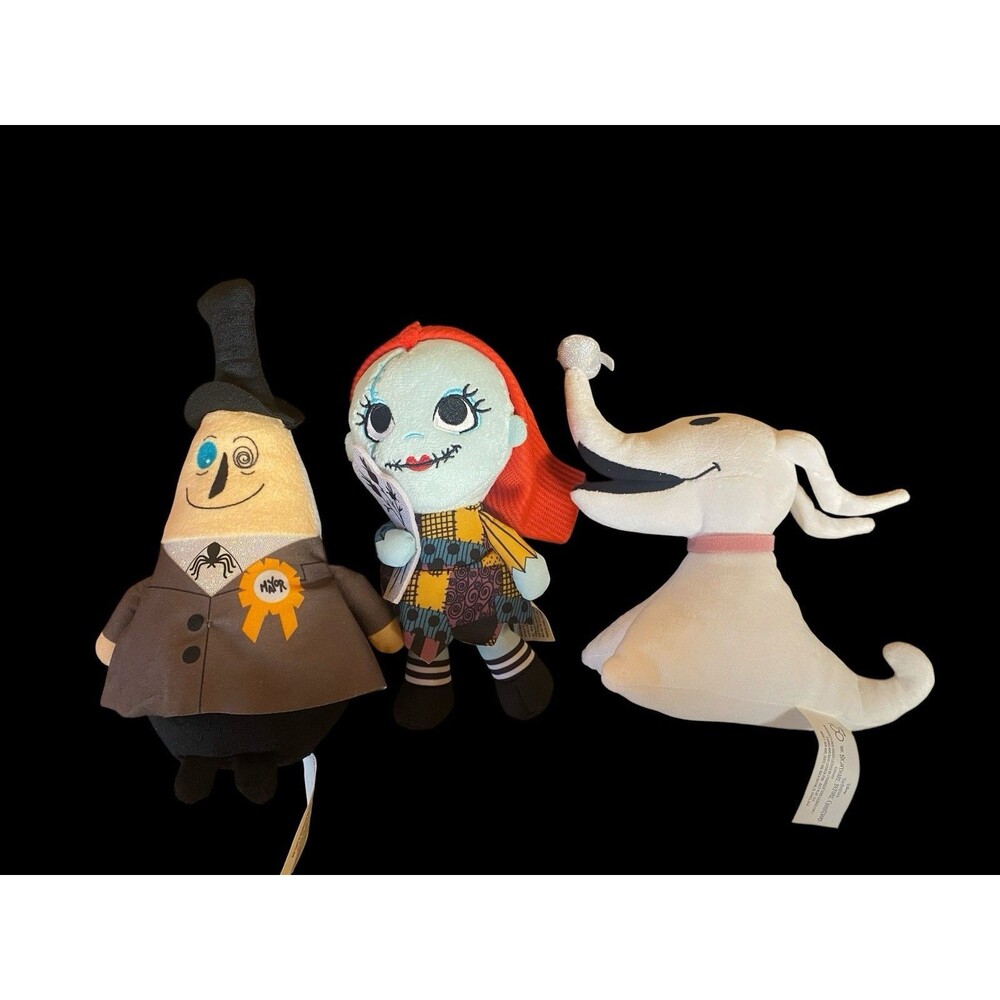 NBC Nightmare Before Christmas Mayor Sally Zero 7” Plush Lot